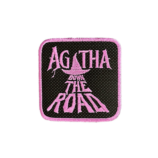 Backpack with Agatha Down The Road Embroidered Patch