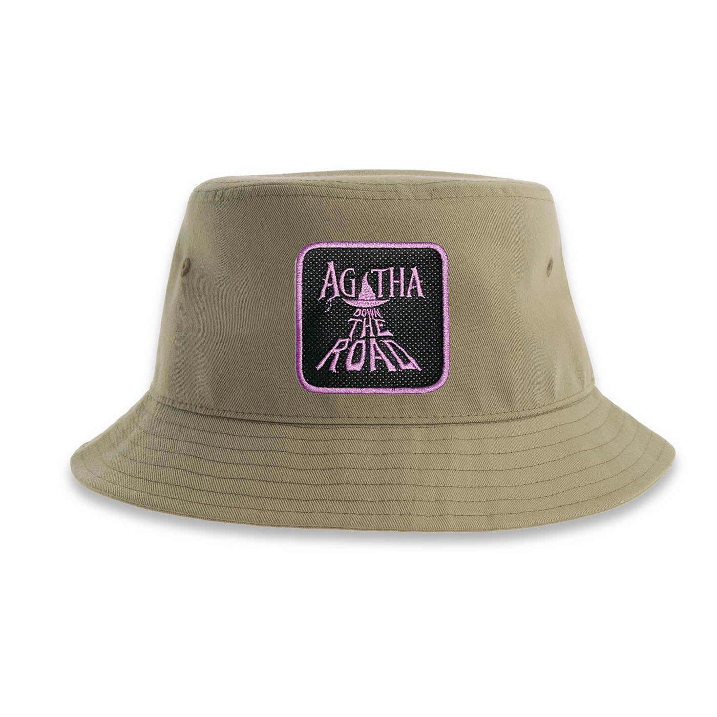 Agatha Harkness Bucket Hat Embroidered Patch khaki