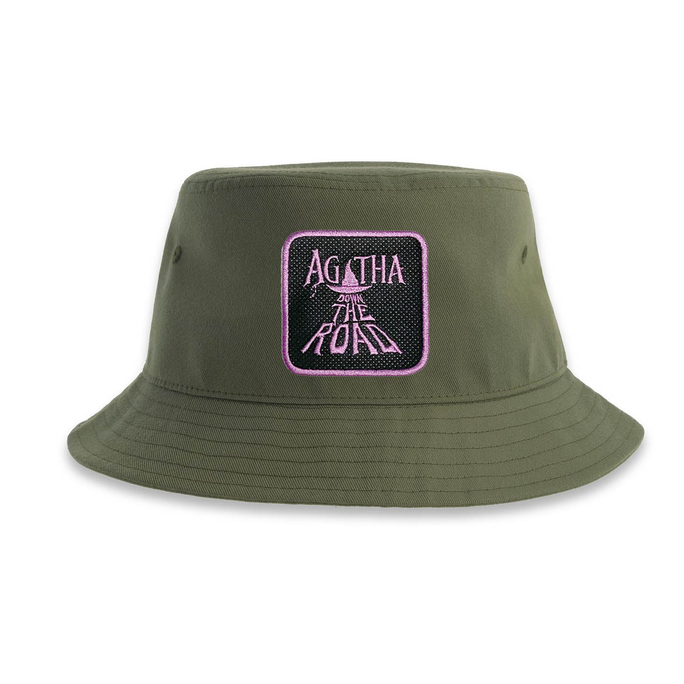 Agatha Harkness Bucket Hat Embroidered Patch Olive