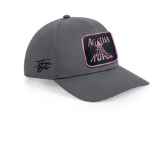 Agatha Down The Road Grey Cap Embroidered Patch Movie Hat