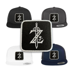 Zelda Trucker Hat Embroidered Velcro Adventure Snapback Trucker Cap Black, White, Grey