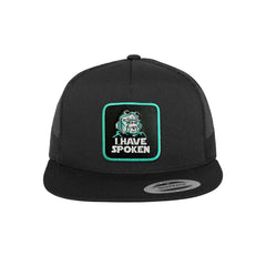 I have Spoken Trucker Hat Embroidered Velcro Kuill Mando Snapback Trucker Cap Black, White, Grey