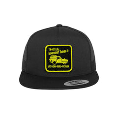 Fools & Horses Trucker Hat Embroidered Trotters Snapback Trucker Mesh Cap Black, White, Grey