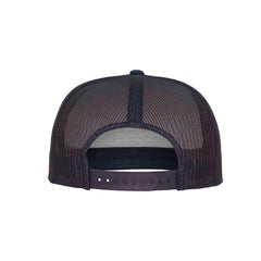 Mountains Trucker Hat Embroidered Velcro Outdoor Snapback Trucker Cap Black, White, Grey