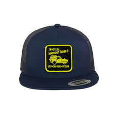 Fools & Horses Trucker Hat Embroidered Trotters Snapback Trucker Mesh Cap Black, White, Grey