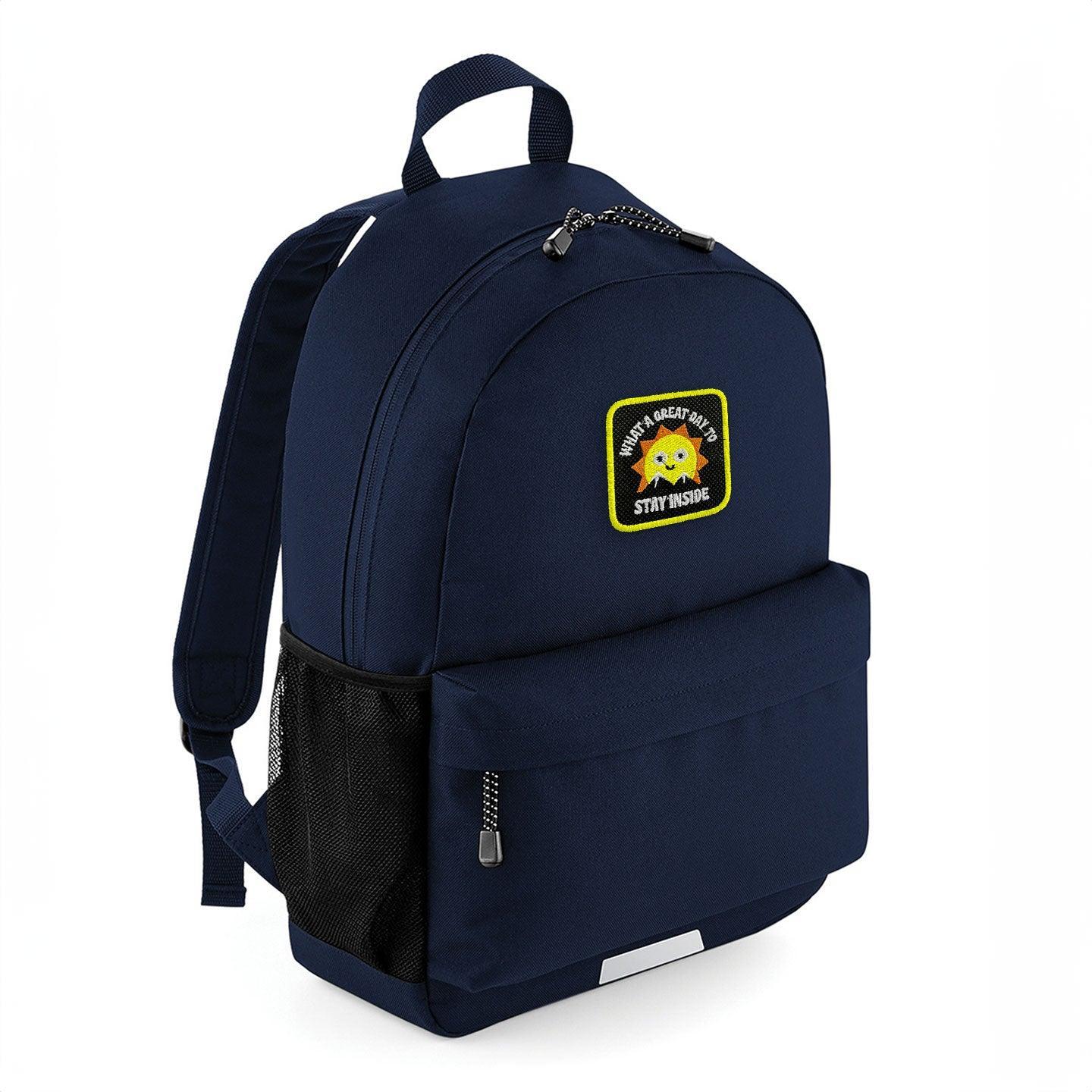 Backpack with Sarcastic Great Day Embroidered Patch - Forge Bros