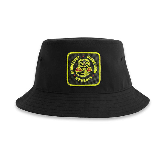 Cobra Kai Strike Hard Bucket Hat Embroidered Patch - Forge Bros