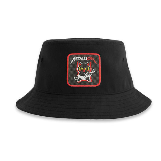 Heavy Metal Cat Bucket Hat Embroidered Patch - Forge Bros