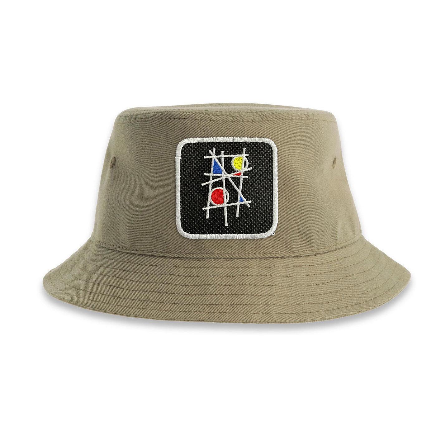 Mondrian Art Bucket Hat Embroidered Patch - Forge Bros