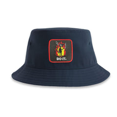 Sarcastic Devil Do It Bucket Hat Embroidered Patch - Forge Bros