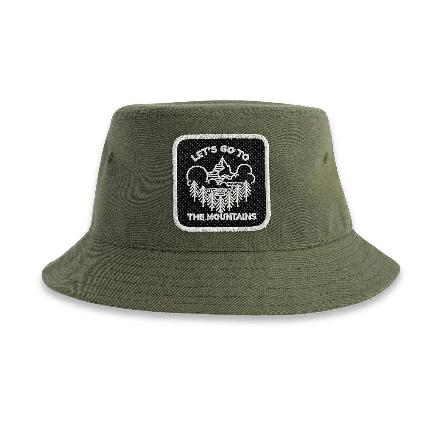 Mountains Outdoor Bucket Hat Embroidered Patch - Forge Bros