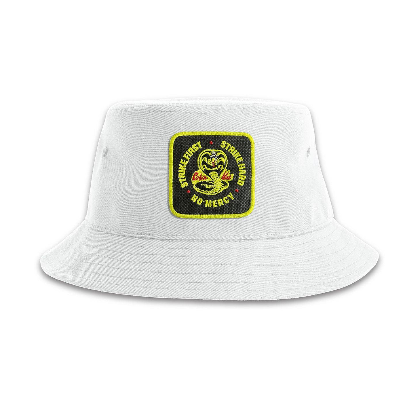 Cobra Kai Strike Hard Bucket Hat Embroidered Patch - Forge Bros