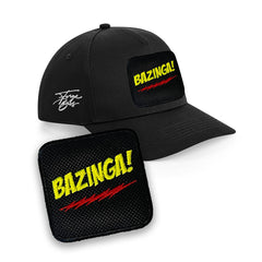 Bazinga Embroidered Patch Baseball Cap Urbanwear 5 Pannel Snapback