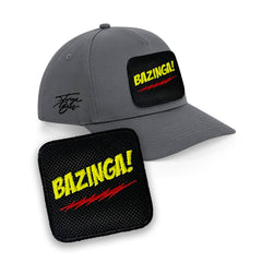 Bazinga Embroidered Patch Baseball Cap Urbanwear 5 Pannel Snapback