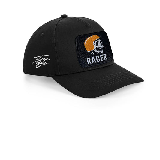 Racer Embroidered Patch Baseball Cap Urbanwear 5 Pannel Snapback