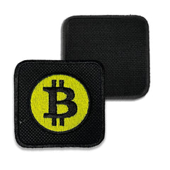 Bitcoin Emoji Embroidered Hook & Loop Patch for Forge Bros Caps