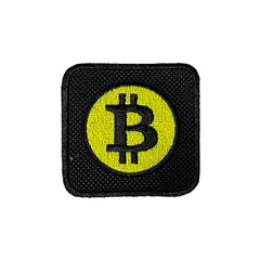 Bitcoin Emoji Embroidered Hook & Loop Patch for Forge Bros Caps