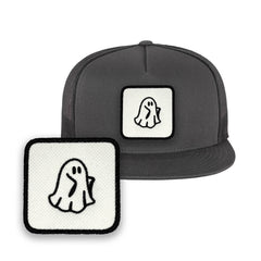 Spooky Ghost “Boo!” Embroidered Baseball Cap