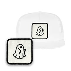 Spooky Ghost “Boo!” Embroidered Baseball Cap