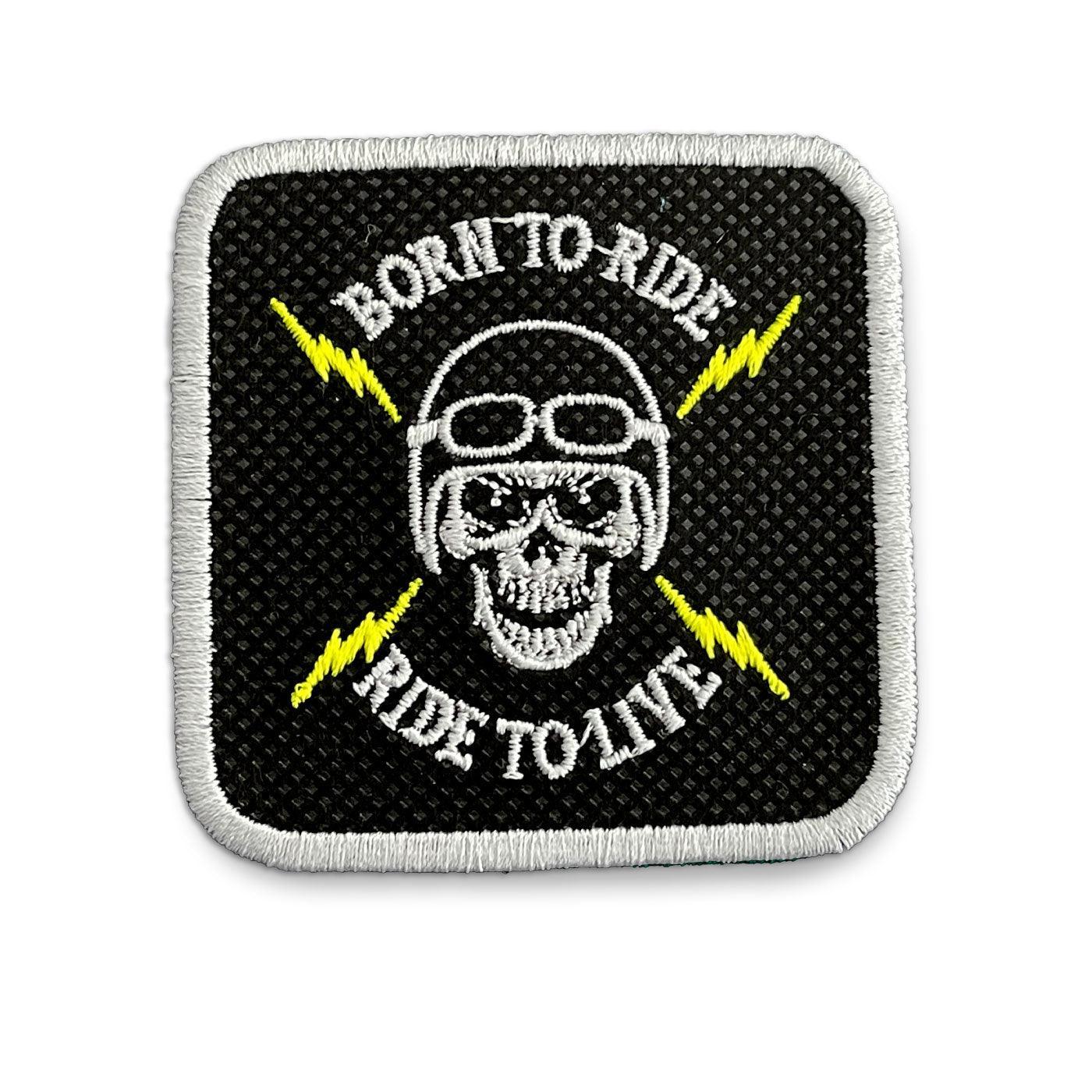 Backpack with Born To Ride Embroidered Patch - Forge Bros