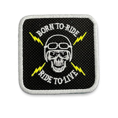 Biking Born To Ride Bucket Hat Embroidered Patch - Forge Bros