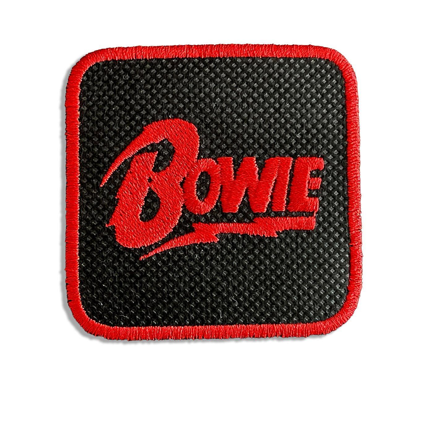 Bowie Cap Embroidered Velcro Patch Hat Music Icon Black, White, Grey - Forge Bros