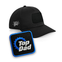 Top Dad Cap Embroidered Patch Birthday Hat Black