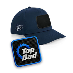 Top Dad Cap Embroidered Patch Birthday Hat Blue