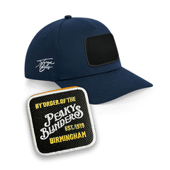 Peaky Blinders Blue Cap Embroidered Patch Birmingham Hat