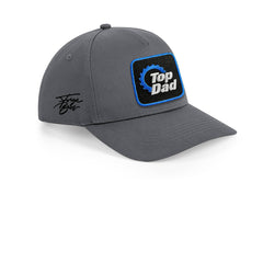 Top Dad Cap Embroidered Patch Birthday Hat Grey