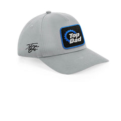 Top Dad Cap Embroidered Patch Birthday Hat Grey