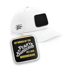 Peaky Blinders White Cap Embroidered Patch Birmingham Hat