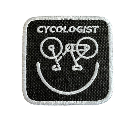 Cycologist Cap Embroidered Velcro Patch Bike Hat Black, White, Grey - Forge Bros