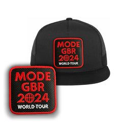 Depeche Mode 2024 UK Tour Embroidered Trucker  Baseball Cap