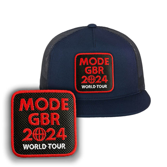 Depeche Mode 2024 UK Tour Embroidered Trucker  Baseball Cap