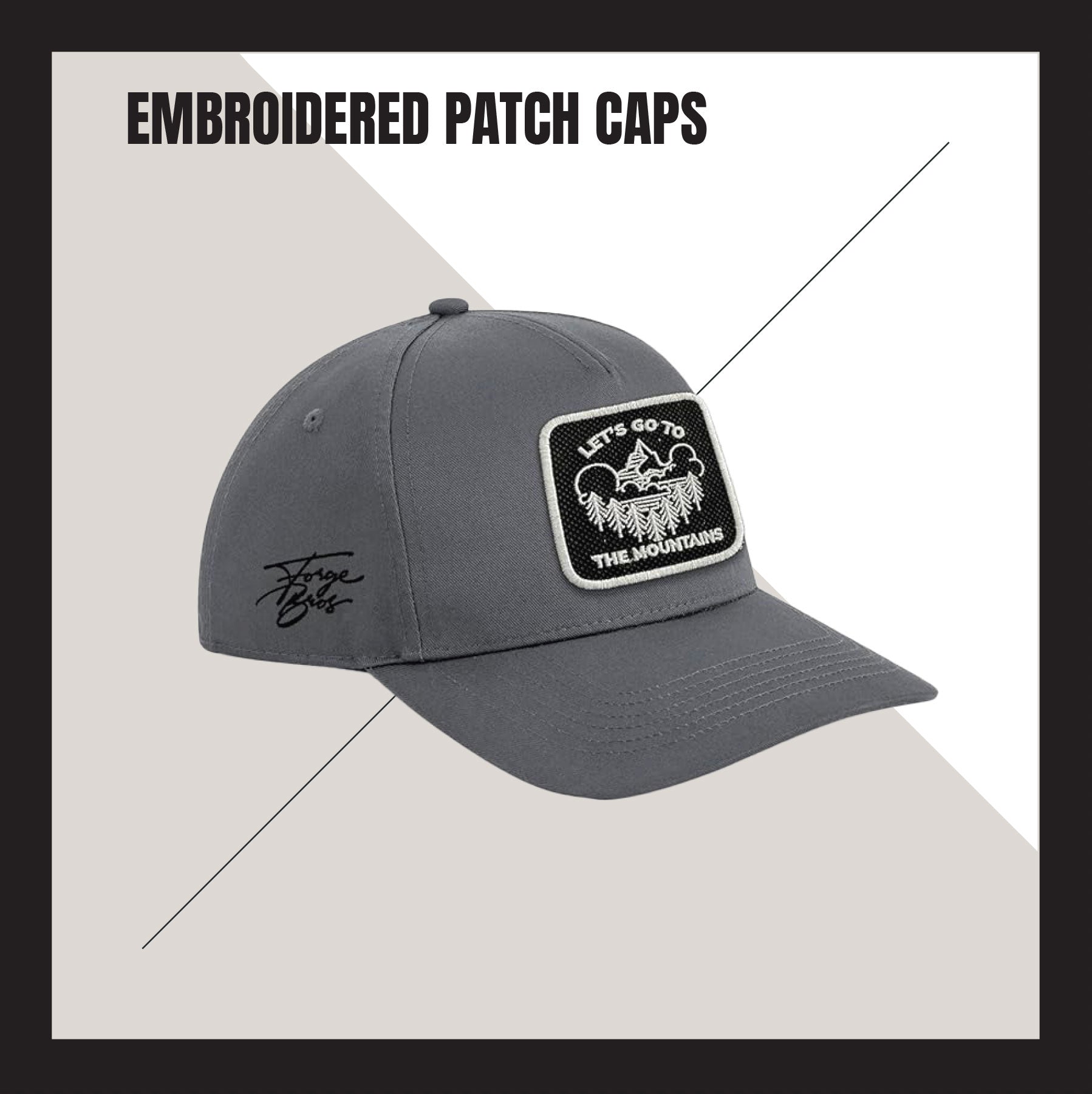 Embroidered Patch Caps