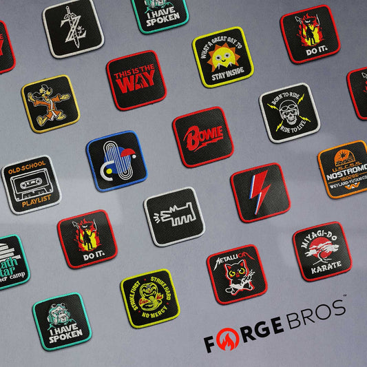 Do It Trucker Hat with Removable Hook & Loop Patch | Embroidered Sarcastic Snapback Cap | Black, White & Grey Humour Hat