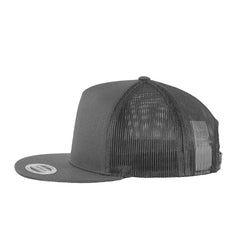 Death Star Trucker Hat Embroidered Velcro Snapback Trucker Cap Black, White, Grey