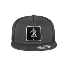 Zelda Trucker Hat Embroidered Velcro Adventure Snapback Trucker Cap Black, White, Grey