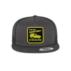 Fools & Horses Trucker Hat Embroidered Trotters Snapback Trucker Mesh Cap Black, White, Grey