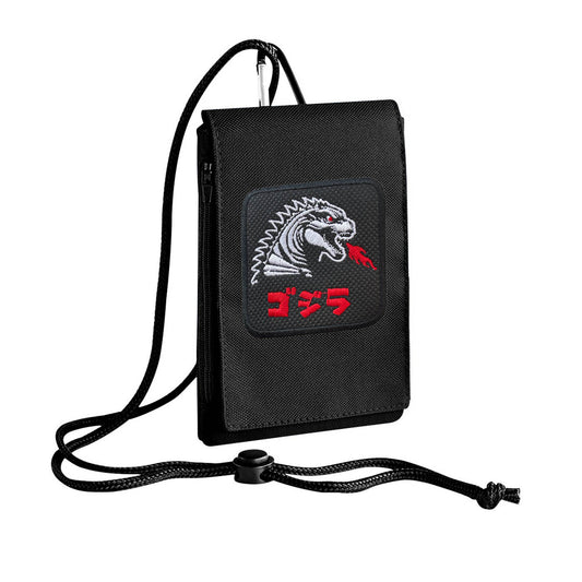 Japanese Godzilla Neck Phone Pouch XL Size Anime Manga