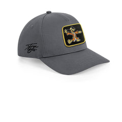 Hong Kong Phooey Cap Embroidered Velcro Patch Retro Black, White, Grey - Forge Bros