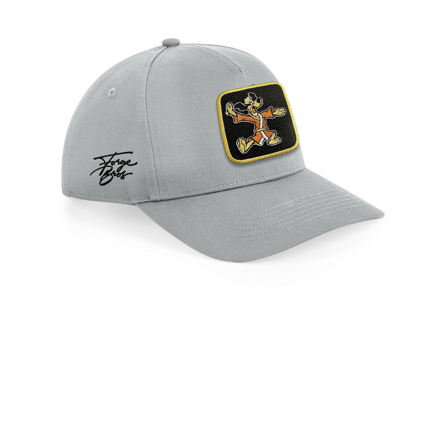 Hong Kong Phooey Cap Embroidered Velcro Patch Retro Black, White, Grey - Forge Bros