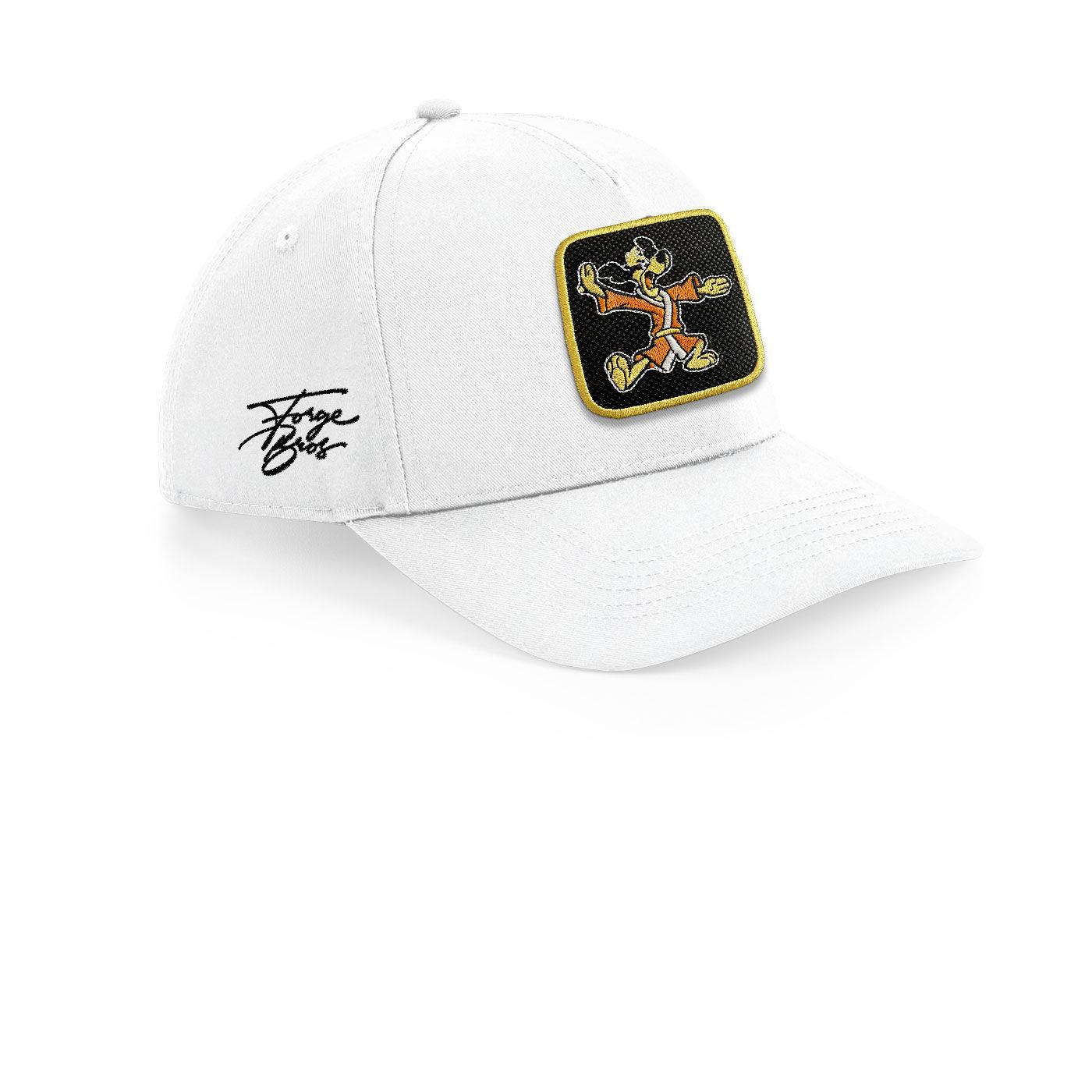 Hong Kong Phooey Cap Embroidered Velcro Patch Retro Black, White, Grey - Forge Bros