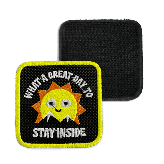 Great Day Patch Embroidered Hook & Loop Removable Patch for Forge Bros Caps