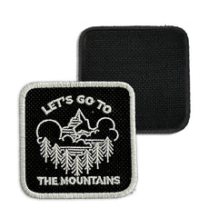 Outdoor Patch Mountains Embroidered Hook & Loop Removable Patch for Forge Bros Caps