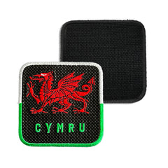 Cymru Patch Embroidered Hook & Loop Removable Patch for Forge Bros Caps