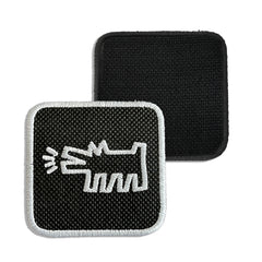 Barking Dog Embroidered Hook & Loop Removable Patch for Forge Bros Caps