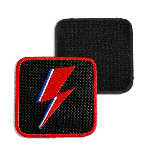 Bowie Lightning Embroidered Hook & Loop Removable Patch for Forge Bros Caps