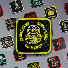 Cobra Kai Embroidered Hook & Loop Removable Patch for Forge Bros Caps